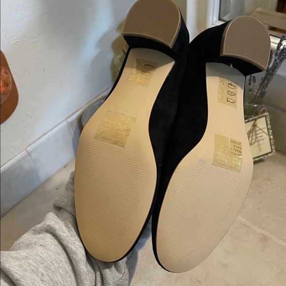 JCREW- Anya suede black heel - size6.5 - NWT - Picture 3 of 7